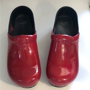 Red Patent Leather Dansko’s